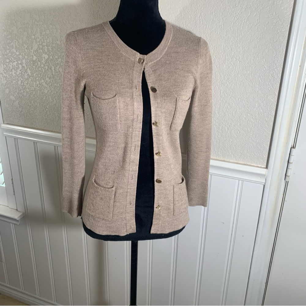 Banana Republic tan alpaca blend sweater